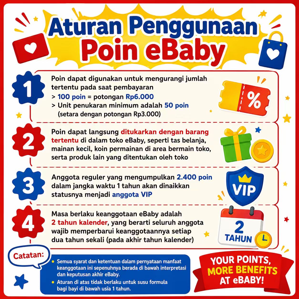 eBaby points terms of use
